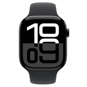 Apple Watch 10 GPS MWWQ3QN/A - Alluminio, banda sportiva nera, M/L, 46mm - Nero Pece
