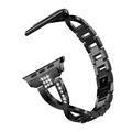 Cinturino da orologio da donna in acciaio con diamanti per Apple Watch (38/40/SE/41/42mm)