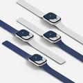 Apple Watch (38/40/SE/41/42mm) Cinturino MOFT Snap Duo - Blu navy / Misty