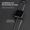 Apple Watch (42/44/SE/45/46/49mm) Cinturino in vera pelle Dux Ducis YA con fibbia a T - Nero