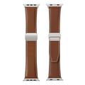Cinturino in vera pelle Dux Ducis YA con fibbia a T per Apple Watch (42/44/SE/45/46/49mm)