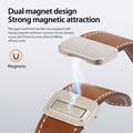 Cinturino in vera pelle Dux Ducis YA con fibbia a T per Apple Watch (42/44/SE/45/46/49mm)