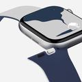 Apple Watch (42/44/SE/45/46/49mm) Cinturino MOFT Snap Duo - Blu navy / Misty