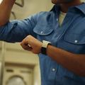 Apple Watch (42/44/SE/45/46/49mm) Cinturino MOFT Snap Duo - Bianco / Nero