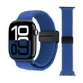 Cinturino in nylon intrecciato con chiusura magnetica per Apple Watch - 49mm/46mm/45mm/44mm - Blu