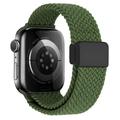 Cinturino in nylon intrecciato con chiusura magnetica per Apple Watch - 49mm/46mm/45mm/44mm - Verde