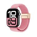 Cinturino in nylon intrecciato con chiusura magnetica per Apple Watch - 49mm/46mm/45mm/44mm - Rosa
