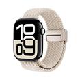 Cinturino in nylon intrecciato con chiusura magnetica per Apple Watch - 49mm/46mm/45mm/44mm - Luce stellare