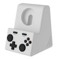 Supporto di ricarica in silicone per Apple Watch in stile console di gioco - Grigio chiaro