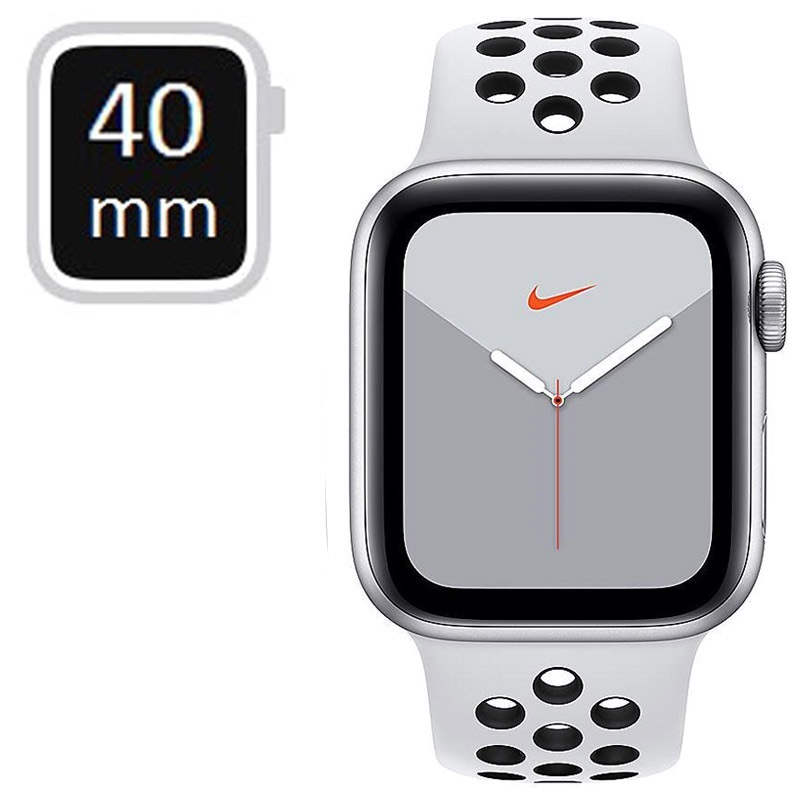 Apple Watch Nike Series 5 LTE MX3C2FD/A - 40mm - Color Argento