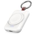 Caricabatterie wireless portatile per Apple Watch con portachiavi - 1800mAh