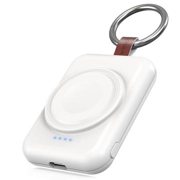 Caricabatterie wireless portatile per Apple Watch con portachiavi - 1800mAh