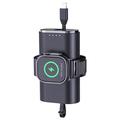 Power Bank per Apple Watch da 5000mAh - Caricabatterie wireless magnetico - Nero