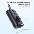 Power Bank per Apple Watch da 5000mAh - Caricabatterie wireless magnetico - Nero