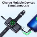 Power Bank per Apple Watch da 5000mAh - Caricabatterie wireless magnetico - Nero