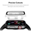 Custodia in Plastica con Pellicola Salvaschermo per Apple Watch SE (2022)/SE/6/5/4 - 40mm - Bianca