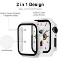 Custodia in Plastica con Pellicola Salvaschermo per Apple Watch SE (2022)/SE/6/5/4 - 40mm - Bianca