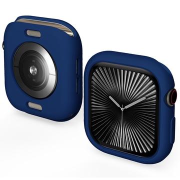 Custodia in silicone per Apple Watch Series 10 - 46mm - Blu Scuro