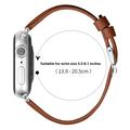 Cinturino sottile in pelle per Apple Watch Serie 11/10/9/8/SE 3/SE (2022)/7/SE/6/5/4/3/2/1 - 42mm/41mm/40mm/38mm - Marrone