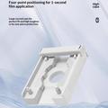 Protezione per lo schermo Apple Watch Serie 11/10 con kit di installazione antipolvere - 46mm - Bordi neri