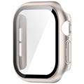 Custodia in Plastica con Pellicola Salvaschermo per Apple Watch Series 12 - 47mm - Rosa Oro