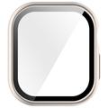 Custodia in Plastica con Pellicola Salvaschermo per Apple Watch Series 12 - 47mm - Rosa Oro