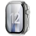 Custodia in Plastica con Pellicola Salvaschermo per Apple Watch Series 12 - 47mm - Chiara