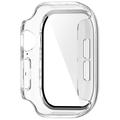 Custodia in Plastica con Pellicola Salvaschermo per Apple Watch Series 12 - 47mm - Chiara
