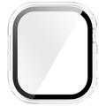 Custodia in Plastica con Pellicola Salvaschermo per Apple Watch Series 12 - 47mm - Chiara