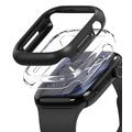 Custodia Ringke Slim per Apple Watch Series 12 - 46mm - 2 pz. - Trasparente & Nera