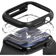 Custodia Ringke Slim per Apple Watch Series 12 - 46mm - 2 pz. - Trasparente & Nera