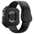 Custodia in TPU Spigen Rugged Armor per Apple Watch Series 12 - 42mm - Nera