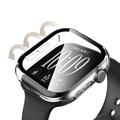 Apple Watch Series 12 Tech-Protect Defense360 Custodia con protezione dello schermo - 46mm - 2 pezzi - Nero / Trasparente