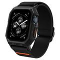 Apple Watch Series 9/8/SE (2022)/7/SE/6/5/4 Cinturino Spigen Lite Fit Pro con custodia - 44 mm, 45 mm - nero