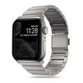 Apple Watch Series Ultra 3/2/Ultra/11/10/9/8/SE 3/(2022)/7/SE/6/5/4/3/2/1 Cinturino in acciaio inossidabile Tech-Protect SteelBand - 49mm/45mm/44mm/42mm - Titanio