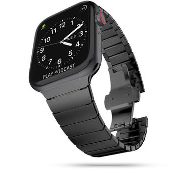 Cinturino Apple Watch Series Ultra 2/Ultra/9/8/SE (2022)/7/SE/6/5/4 Tech-Protect LinkBand - 49 mm/45 mm/44 mm/42 mm - nero