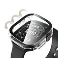 Apple Watch Ultra 1/2/3/4  Tech-Protect Defense360 Custodia con protezione dello schermo - 49mm - 2 pezzi - Nero / Trasparente