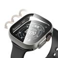 Apple Watch Ultra 1/2/3/4  Tech-Protect Defense360 Custodia con protezione dello schermo - 49mm - 2 pezzi - Titanio / Trasparente