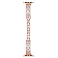 Cinturino di lusso in rame per Apple Watch Ultra 3/2/Ultra/11/10/9/8/7/6/5/4/3/2/1/SE (2025/2022/2020) - Oro rosa