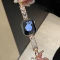 Cinturino di lusso in rame per Apple Watch Ultra 3/2/Ultra/11/10/9/8/7/6/5/4/3/2/1/SE (2025/2022/2020) - Oro rosa