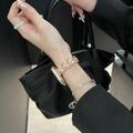Cinturino di lusso in rame per Apple Watch Ultra 3/2/Ultra/11/10/9/8/7/6/5/4/3/2/1/SE (2025/2022/2020) - Oro rosa