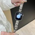 Cinturino in rame di lusso per Apple Watch Ultra 3/2/Ultra/11/10/9/8/7/6/5/4/3/2/1/SE (2025/2022/2020) - Argento