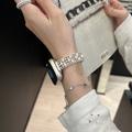 Apple Watch Ultra 3/2/Ultra/11/10/9/8/7/6/5/4/3/2/1/SE 2025/2022/2020 - Cinturino di lusso in rame - Luce stellare