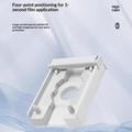 Protezione per lo schermo Apple Watch Ultra/Ultra 2/Ultra 3 con kit di installazione antipolvere - 49mm - Bordi neri