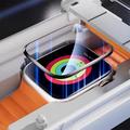 Protezione per lo schermo Apple Watch Ultra/Ultra 2/Ultra 3 con kit di installazione antipolvere - 49mm - Bordi neri