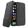 Custodia Ibrida Armor Series con Supporto per iPhone XR - Nera
