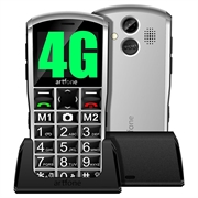 Telefono Artfone A400 Senior con SOS - Doppia SIM - Grigio