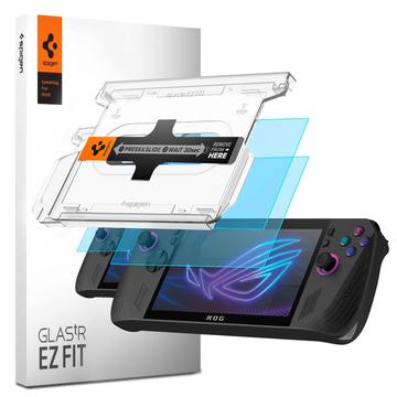 Pellicola salvaschermo Asus ROG Ally X Spigen Glas.tR Ez Fit - 2 pezzi.