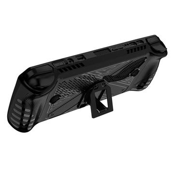 Asus ROG Ally X Custodia in TPU con. Kickstand - Nero