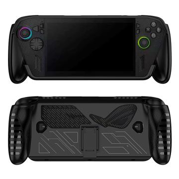 Asus ROG Xbox Ally X (2025)/Ally (2025) Custodia in TPU con. Kickstand - Nera